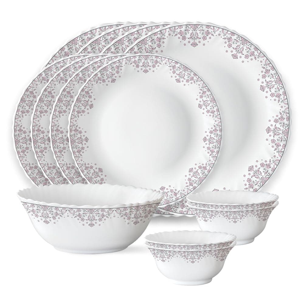 Larah by Borosil Lark Opalware Dinner Set