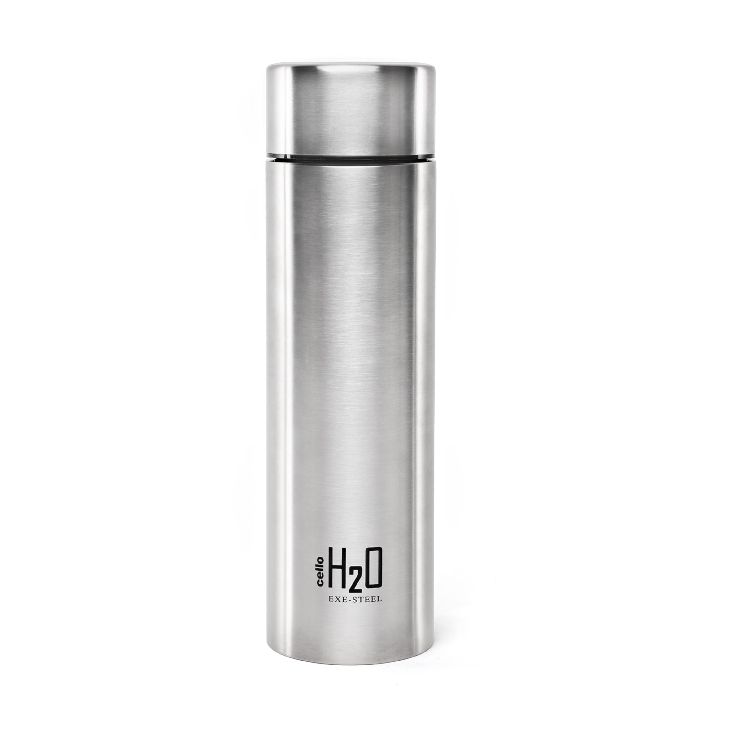 CELLO H2O Stainless Steel Water Bottle For Office & Daily Use 1000 ml, Silver