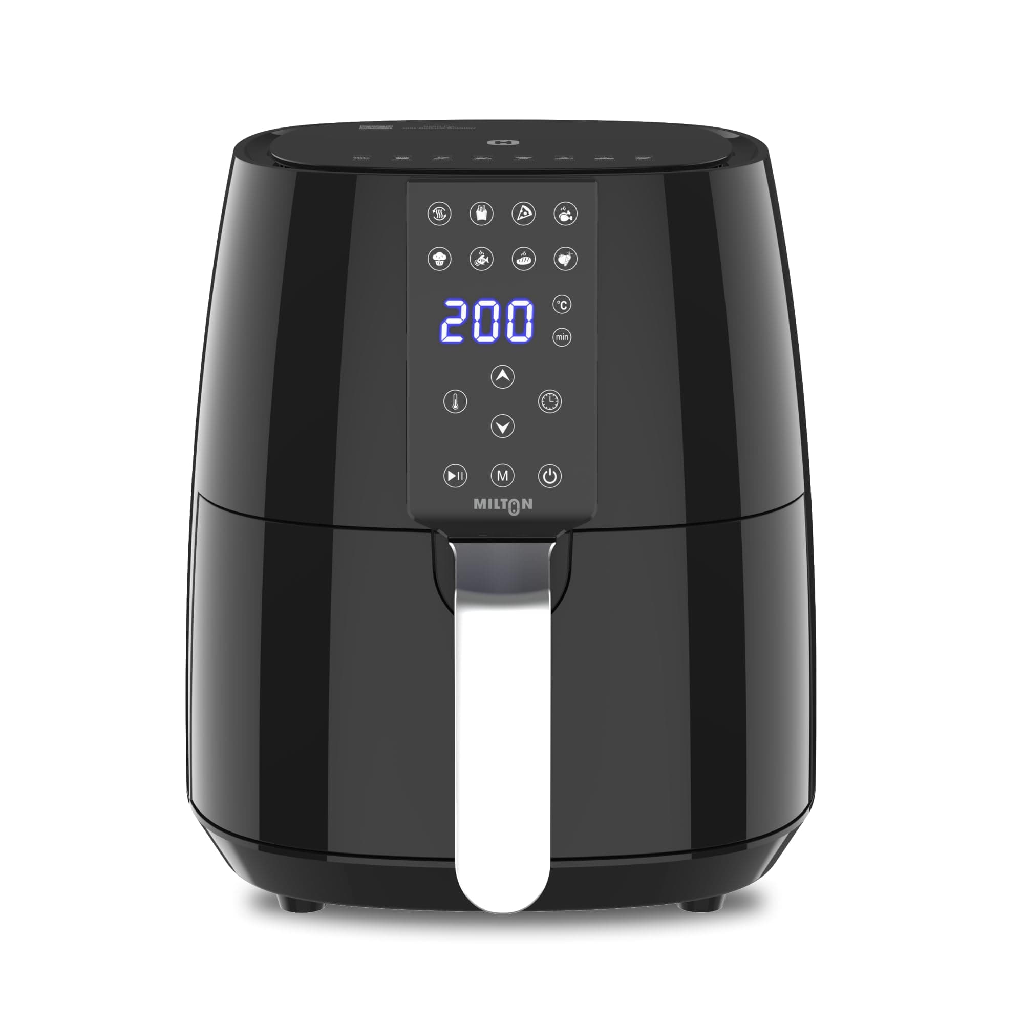 Milton Rapid Digital Air Fryer 4.2L, 1450W, 360° Air Circulation, 8 Preset Menu