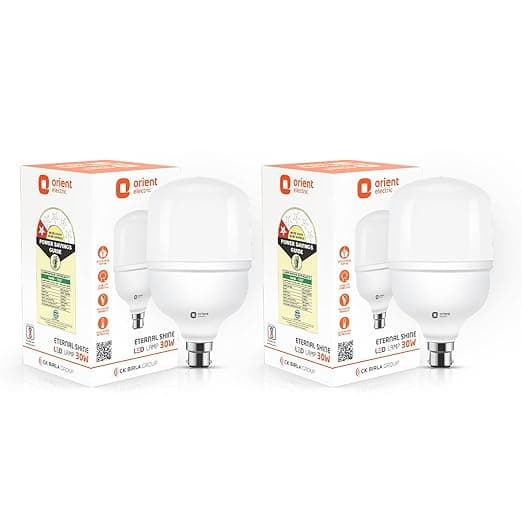 Orient Electric Eternal Shine LED Bulb 30W B22d 6500K (Pack of 2)
