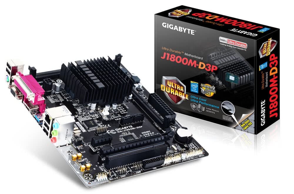 GIGABYTE GA-J1800M-D3P Intel CPU onboardSocket Micro-ATX Intel H61 Express Chipset DDR3 Motherboard at ₹2799 (65% Off) – Amazon