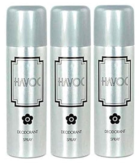 Havoc Silver Deodorant 3-Pack, 600ml at ₹340 (66% Off) – Amazon