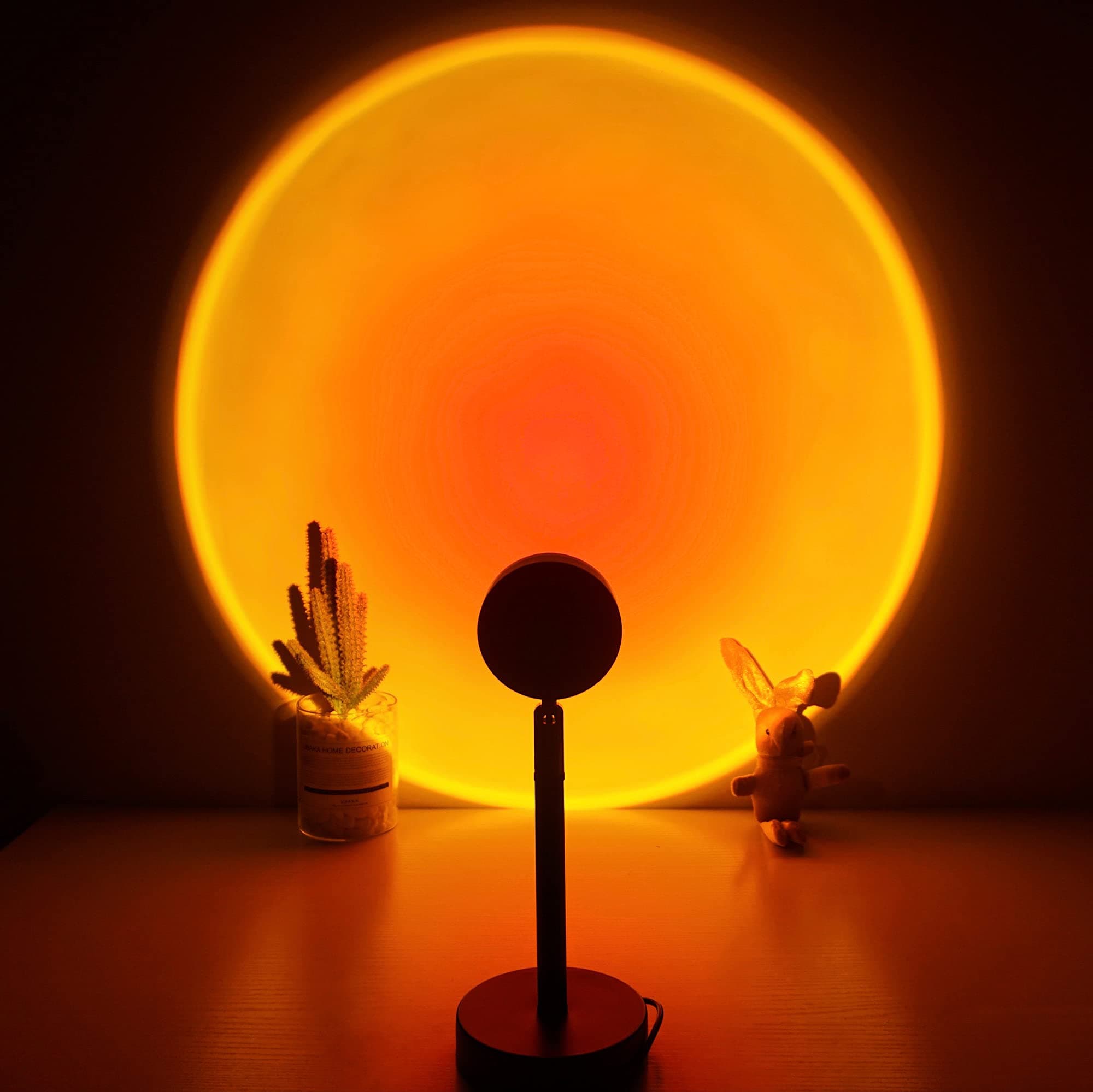 CORATED Aluminium Sunset Lamp, Projector Sunset Light 180…