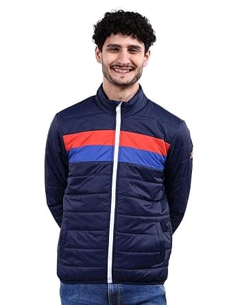 The Indian Garage Co Men Regular Fit Colourblocked Puffer Jackets at ₹770 – Amazon