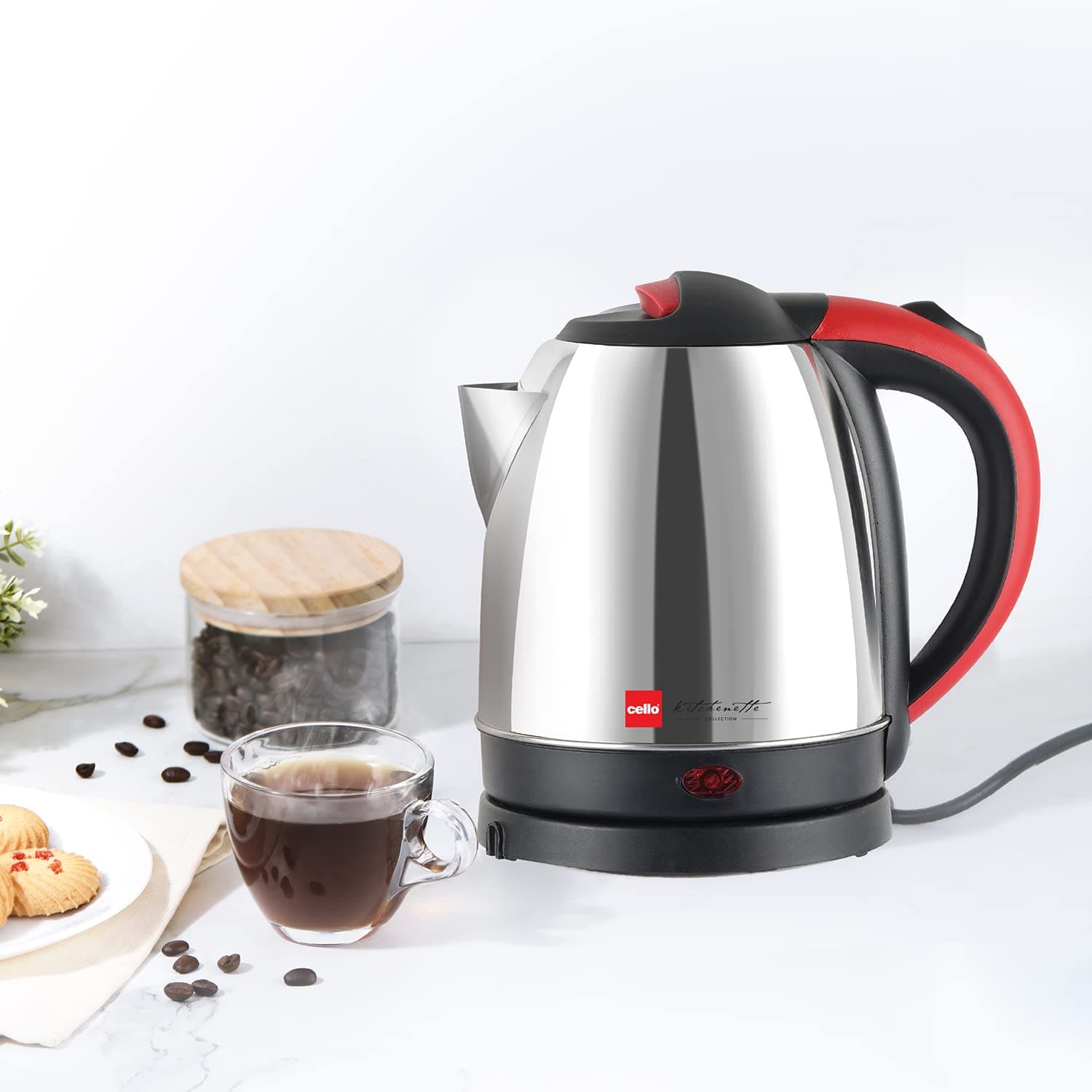 CELLO Quick Boil Primo 1.5L Stainless Steel Electric Kettle