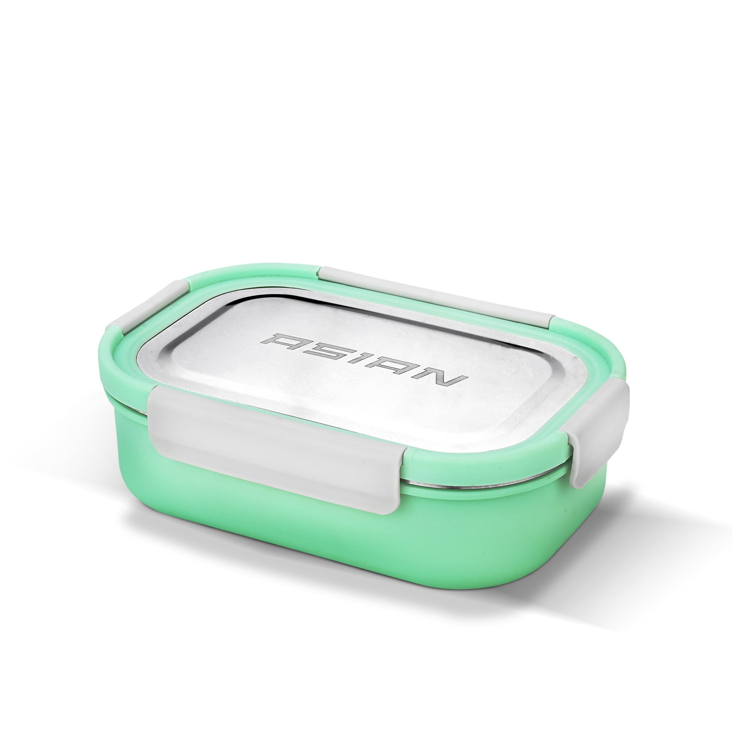 Asian Plastowares Snack Pack Stainless Steel Lunch Box, Leak-Proof Airtight Tiffin