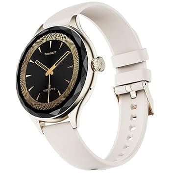 Fire-Boltt Phoenix Aura Women Smart Watch with 1.26 Diamond-Cut HD Display, Bluetooth Calling - Ivory White at ₹1299 – Amazon