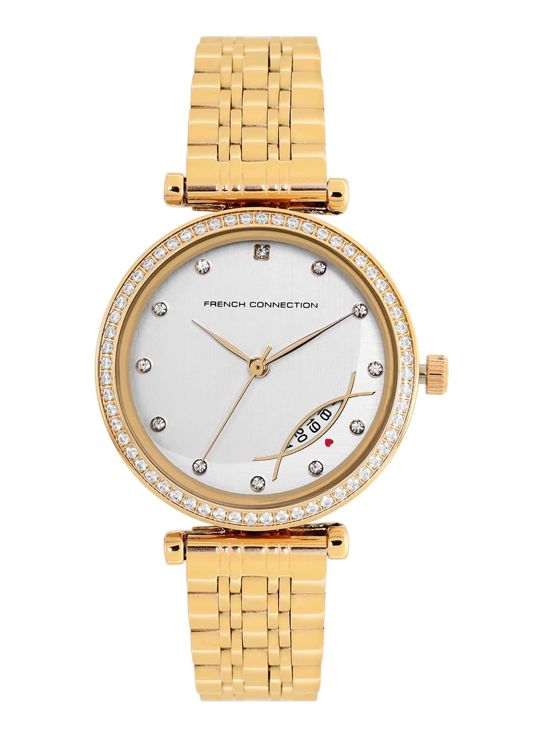 French Connection Analog Women's Watch (Dial Colored Strap) at ₹2152 (71% Off) – Amazon