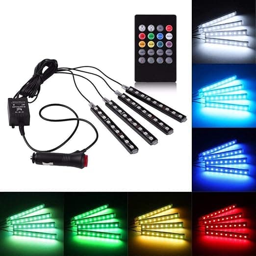 Aksmit Rally LED Car Interior Light (WV001RCA0079) at ₹245 (65% Off) – Amazon