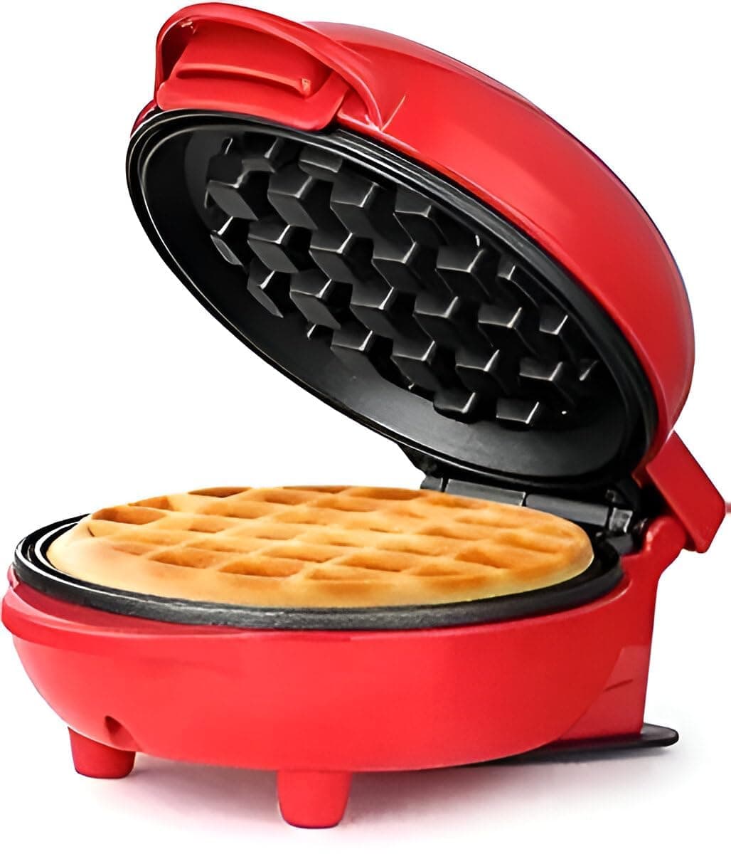 3-in-1 Mini Waffle Maker 350W, Non-Stick Electric Breakfast Machine