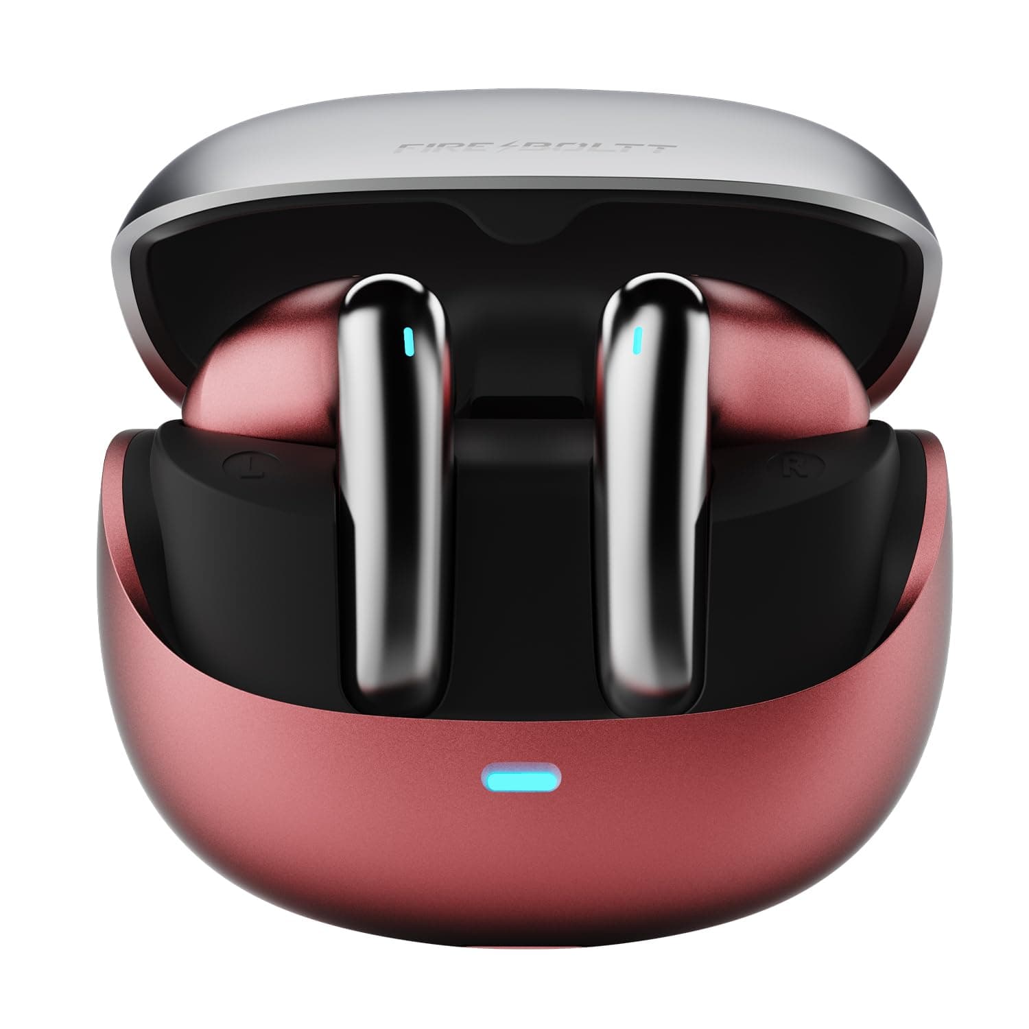 Fire-Boltt Aero Fit TWS Earbuds — 40H Playtime, ENC Calling (Frost Ruby)