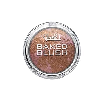 Glam21 Baked Blusher | Highly Pigmented, Long Lasting | Illuminating Glow Finish | Smooth & Blendable Texture |Stays up to 8 hours | For All at ₹144 – Amazon