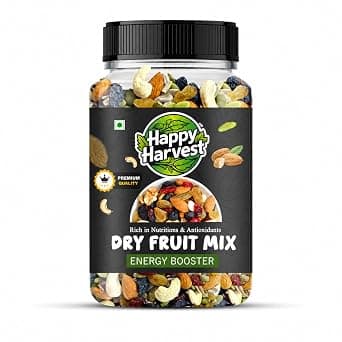 HAPPY HARVEST Premium Mix Dry Fruits 1kg| Mixed Nuts & Dried Fruits | Healthy Snack Mix | Rich in Protein, Fiber & Essential Nutrients | Nat at ₹399 – Amazon