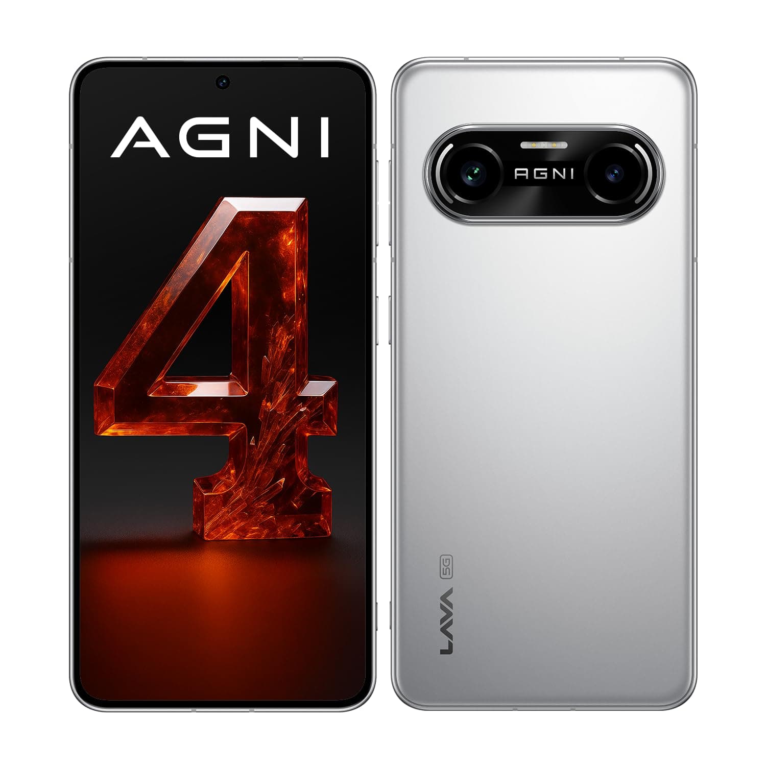 Lava Agni 4 5G (8GB RAM, 256GB Storage, Lunar Mist) | Metal Body | MTK Dimensity 8350 Processor (1.4Mn+ Antutu) | 1.5K AMOLED Display | 50MP OIS Camera | LPDDR5X RAM | UFS 4.0 | 4K@ 60fps | Vayu AI at ₹25999 (10% Off) – Amazon