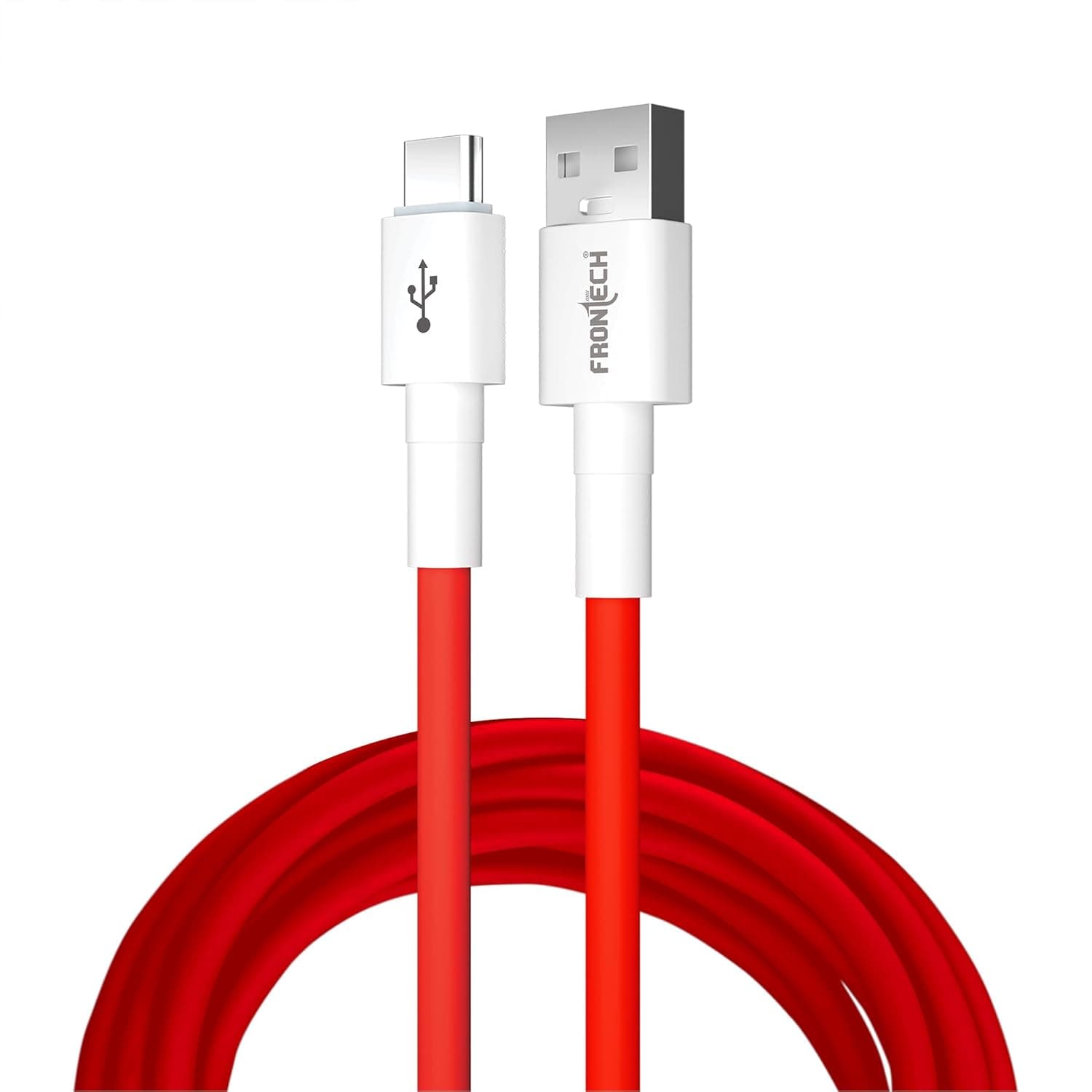 FRONTECH Super Fast 65W USB to Type-C Data Cable - 1.0 Meter | High-Speed Charging & Data Transfer | Durable & Bend Resistant (FT-1048) at ₹99 (88% Off) – Amazon