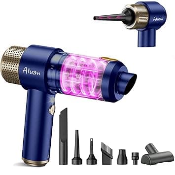 Aluan 4-in-1 Portable Vacuum Cleaner for Car Use, 15000PA Strong Suction Handheld Vacuum for Car and Home, Inflator and Air Bleed Function, at ₹949 – Amazon