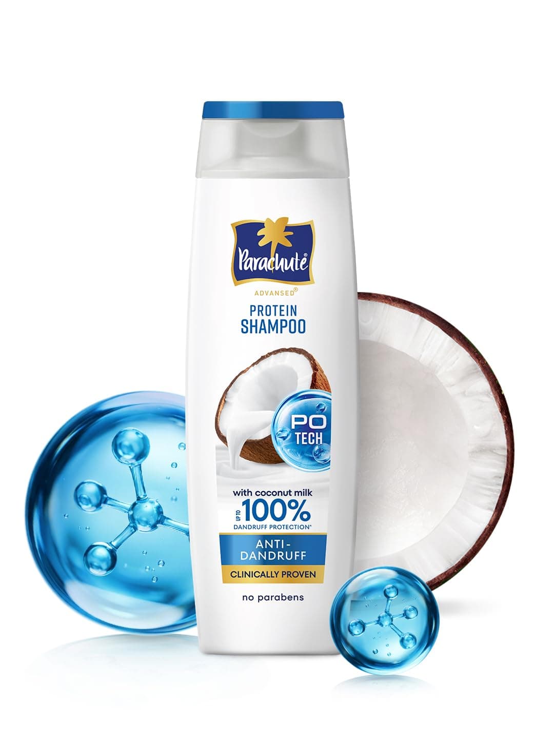 Parachute Advansed Anti-Dandruff Shampoo with Coconut Milk & PO Tech | Up to 100% Dandruff protection | for Strong Healthy Scalp | Paraben free | For Men & Women | 340ml Rs. 196 - Amazon at ₹196 (47% Off) – Amazon