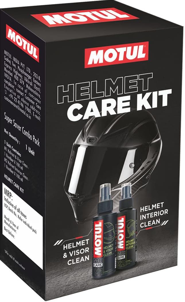 Motul Helmet Care Kit — Visor & Interior Cleaner Spray at ₹199 – Amazon