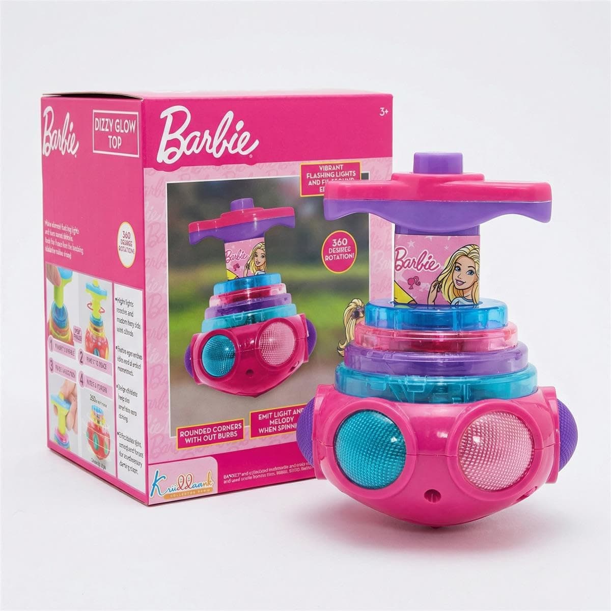 Dizzy Glow Musical Spinning Top Toy with Lights & Sound