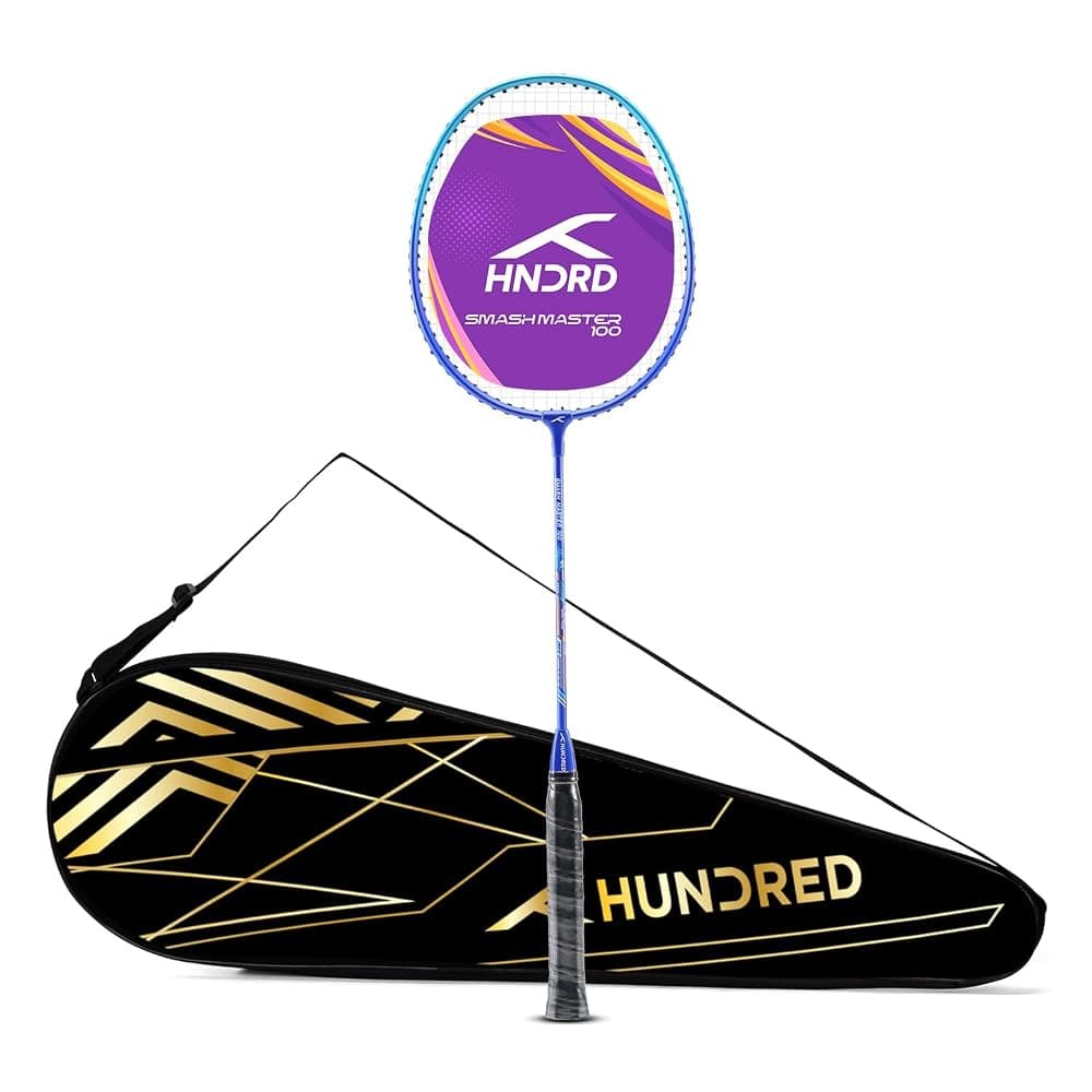 Hundred Smash Badminton Racket with Full Racket Cover @211. – Amazon