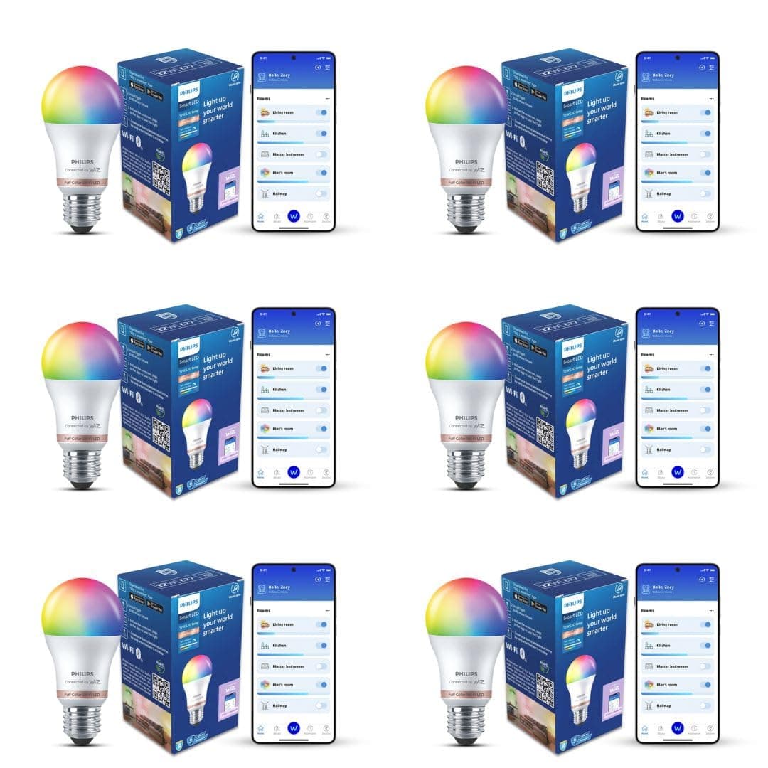 Philips Wiz Wi-Fi Enabled E27 12W LED Smart Bulb — Voice & App Control