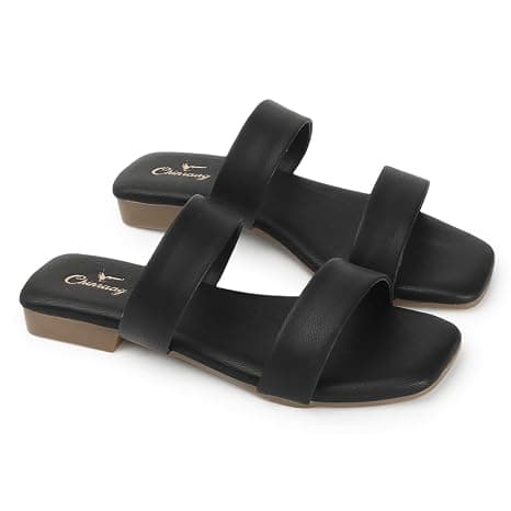 Women's Casual Flat Sandals at ₹409 (73% Off) – Amazon