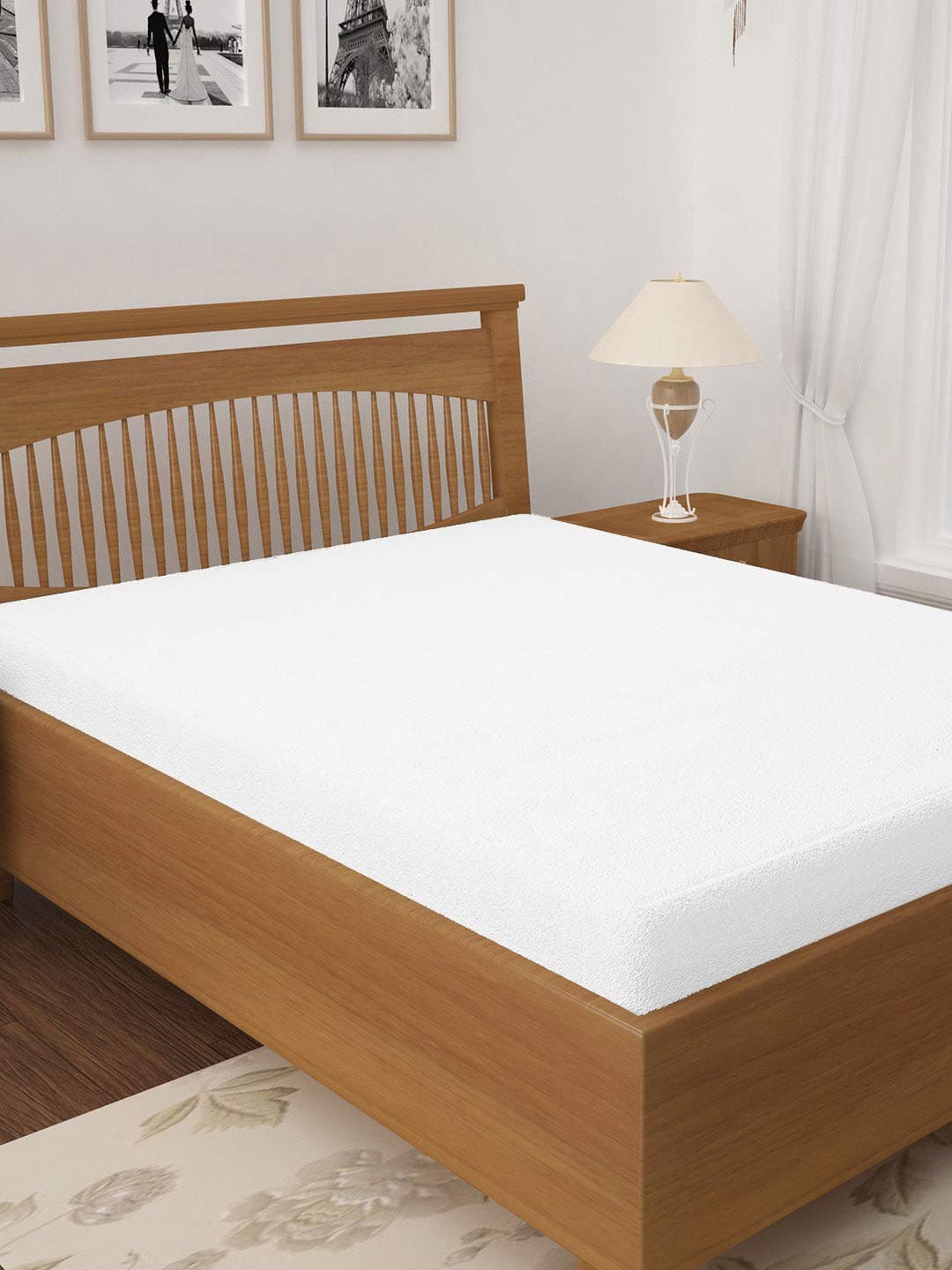 Bianca Waterproof Mattress Protector CoolShield at ₹285 – Amazon