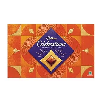 Cadbury Chocolate Gift, 172.4g at 118. – Amazon
