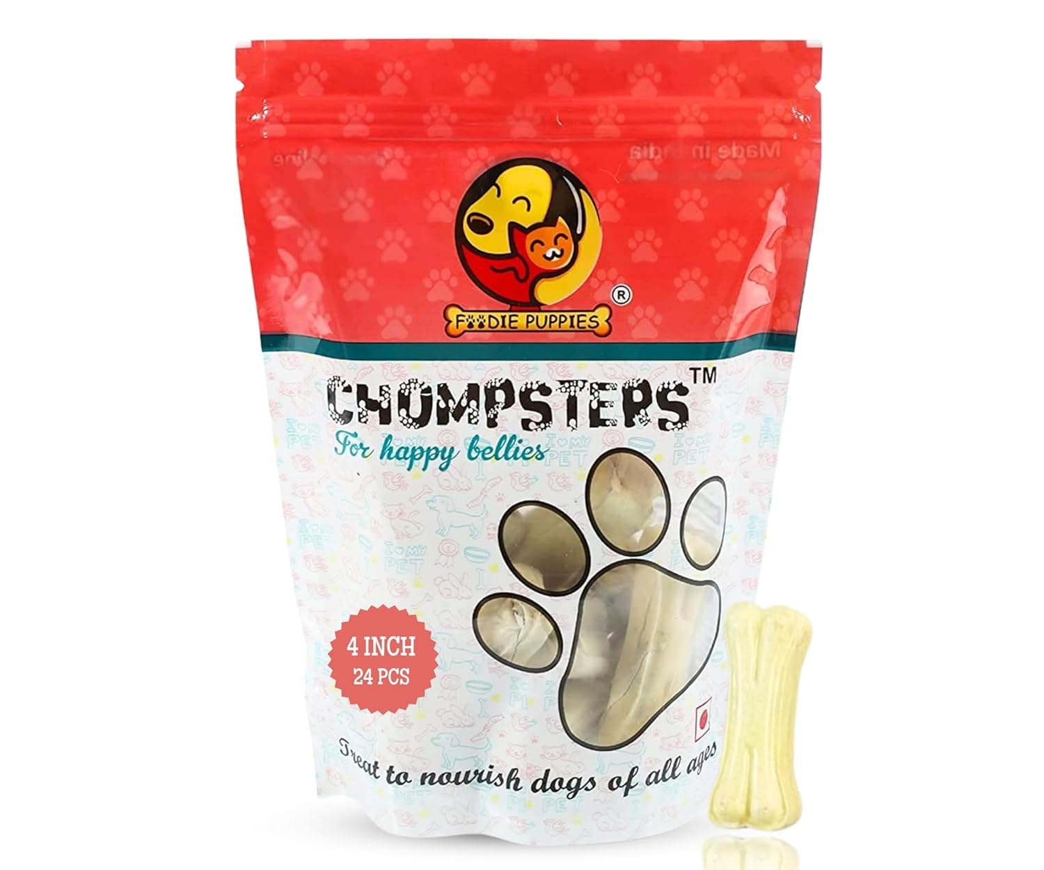 Foodie Puppies Chompsters Rawhide Pressed Bones for at ₹318 (60% Off) – Amazon