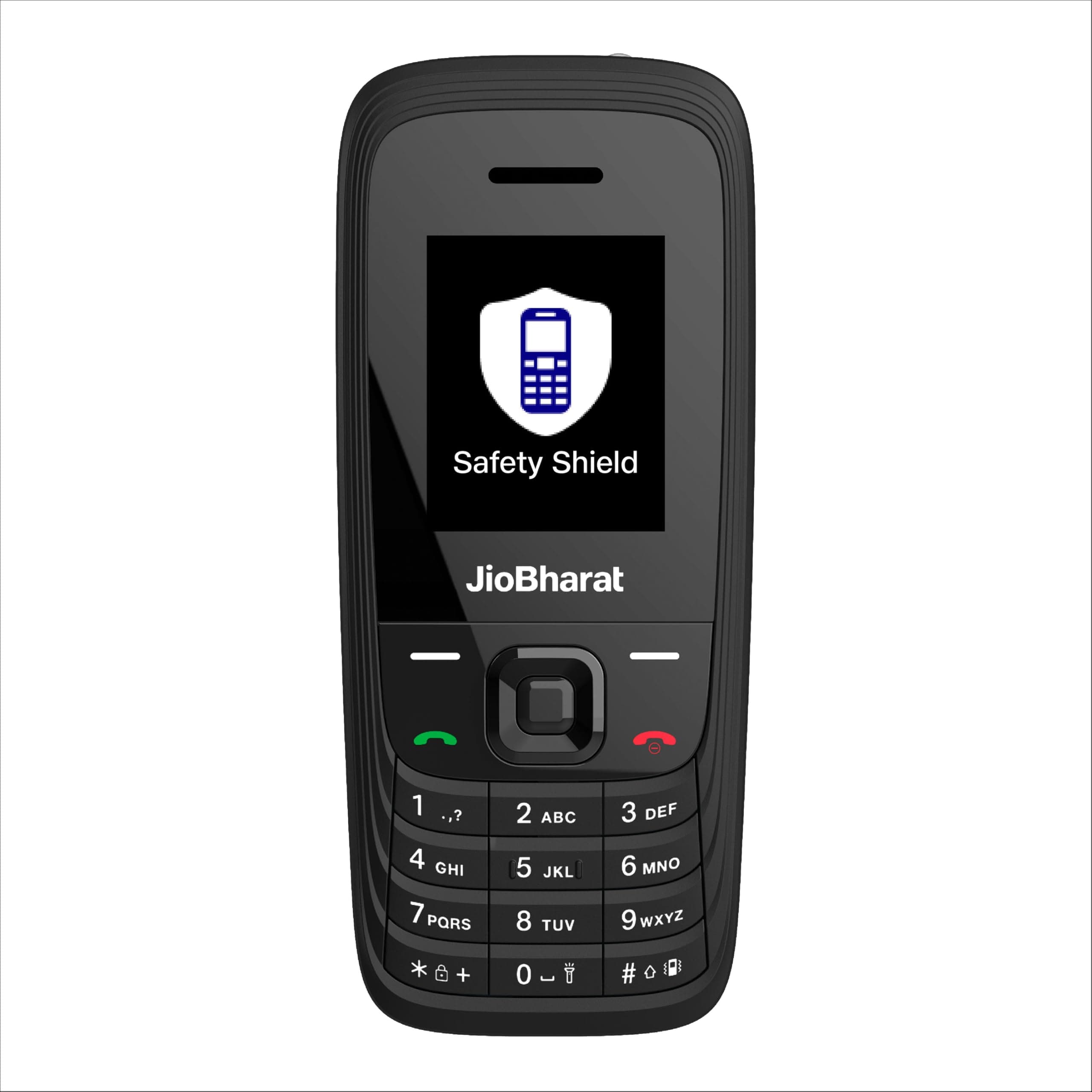 JIO JioBharat V4 4G Keypad Phone (Safety Shield, JioTV)