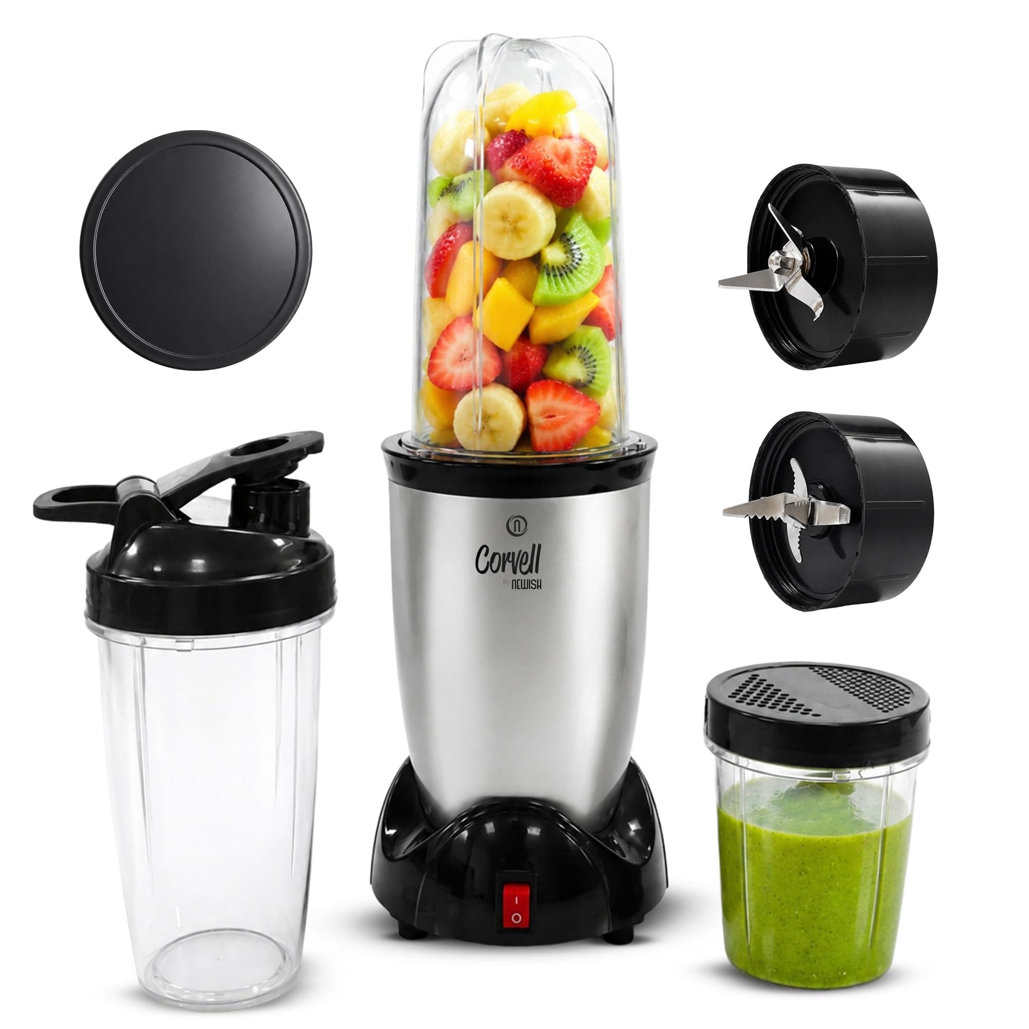 Nutri 500W Portable Juicer Mixer Grinder, 3 Jars at ₹1749 – Amazon