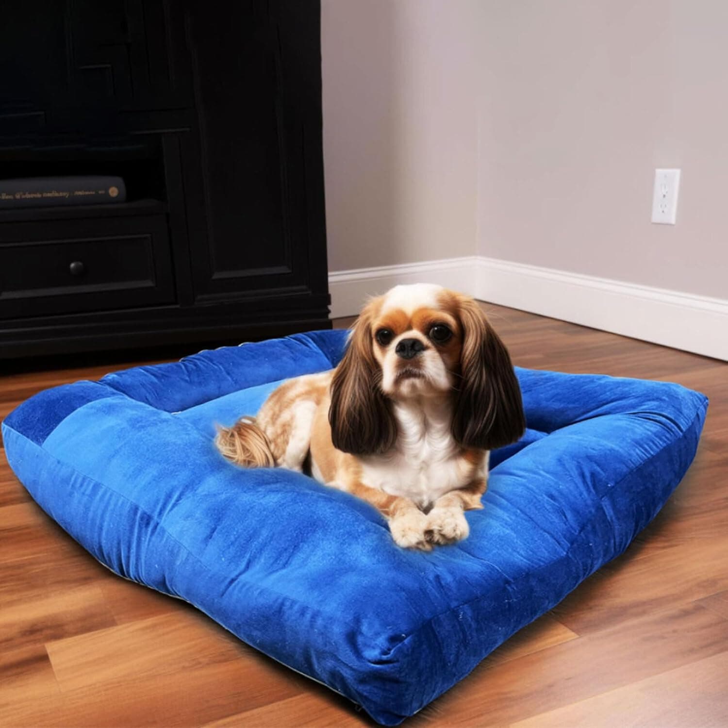 Sleepsia Reversible Pet Dog Bed — Comfy Soft Washable Bed for Small & Medium Dogs
