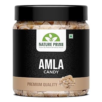 NATURE PRIME Dry Sweet Amla Candy Indian Gooseberry (300 G Pack Of 1 Jar) at ₹149 – Amazon