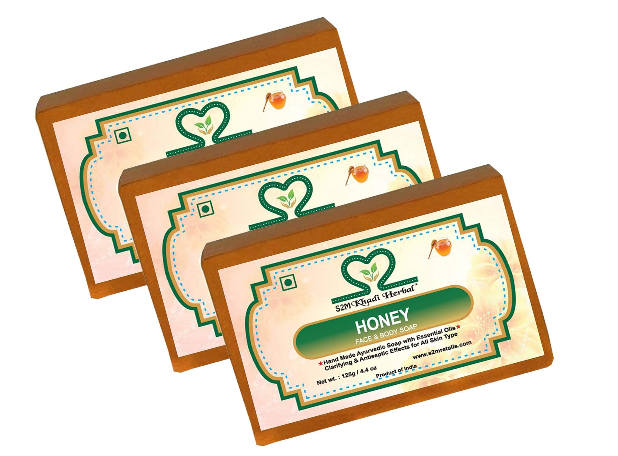 S2M Herbal Handmade Honey Glycerine Soap 375g