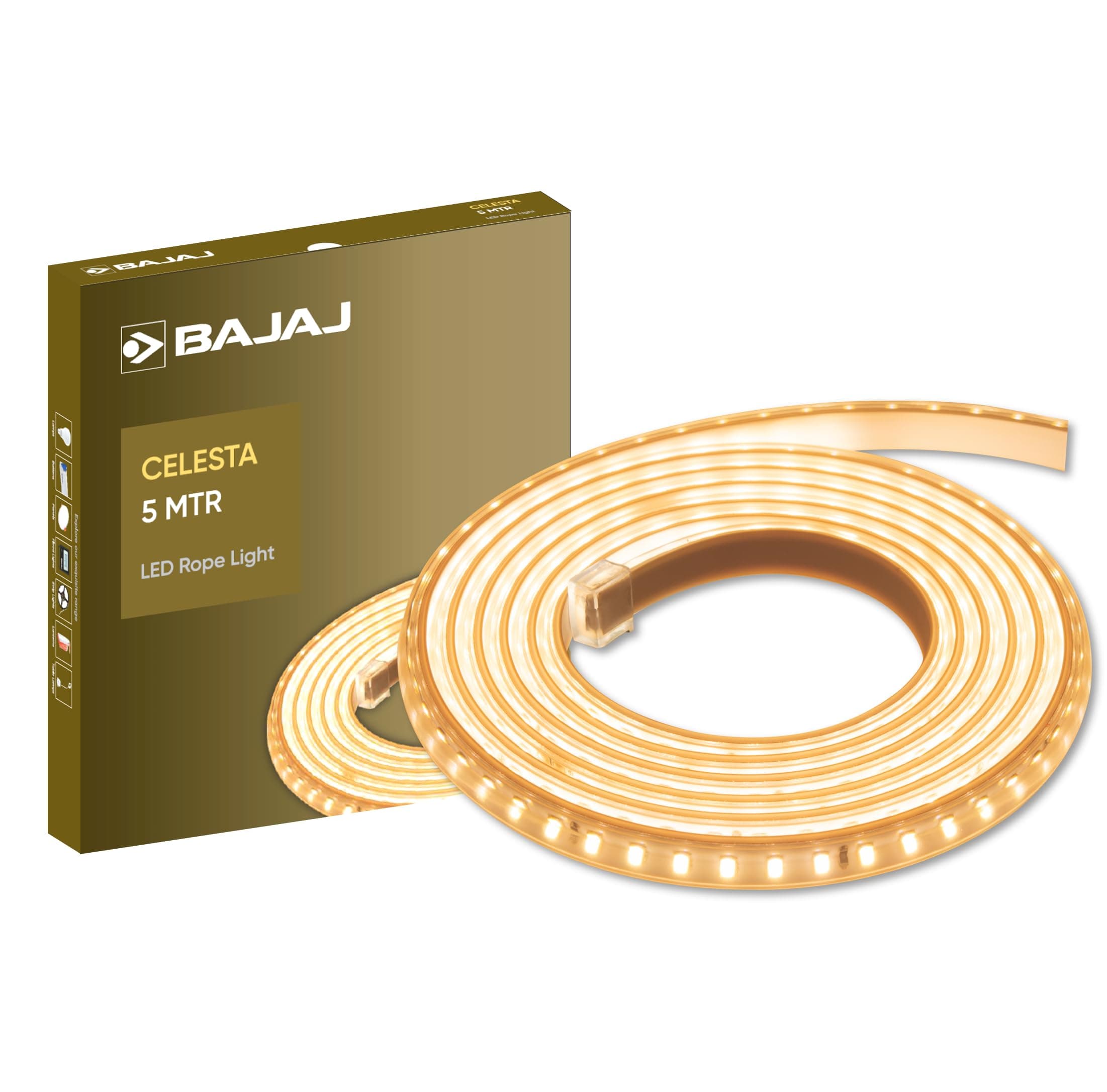 Bajaj Celesta LED Rope Light 120L 5M (Cool Daylight)