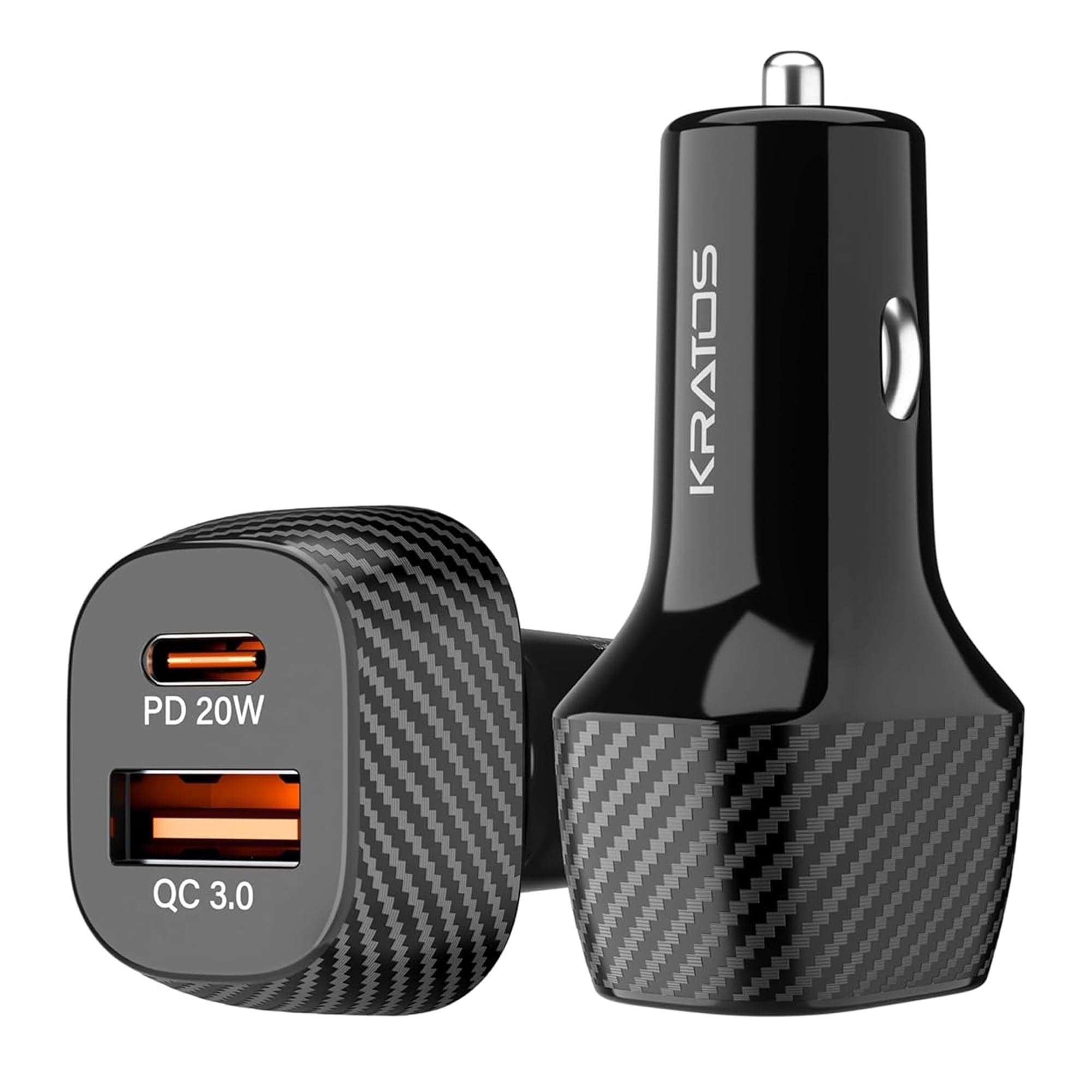 Kratos 51W Dual-Output Fast Car Charger at ₹199 – Amazon