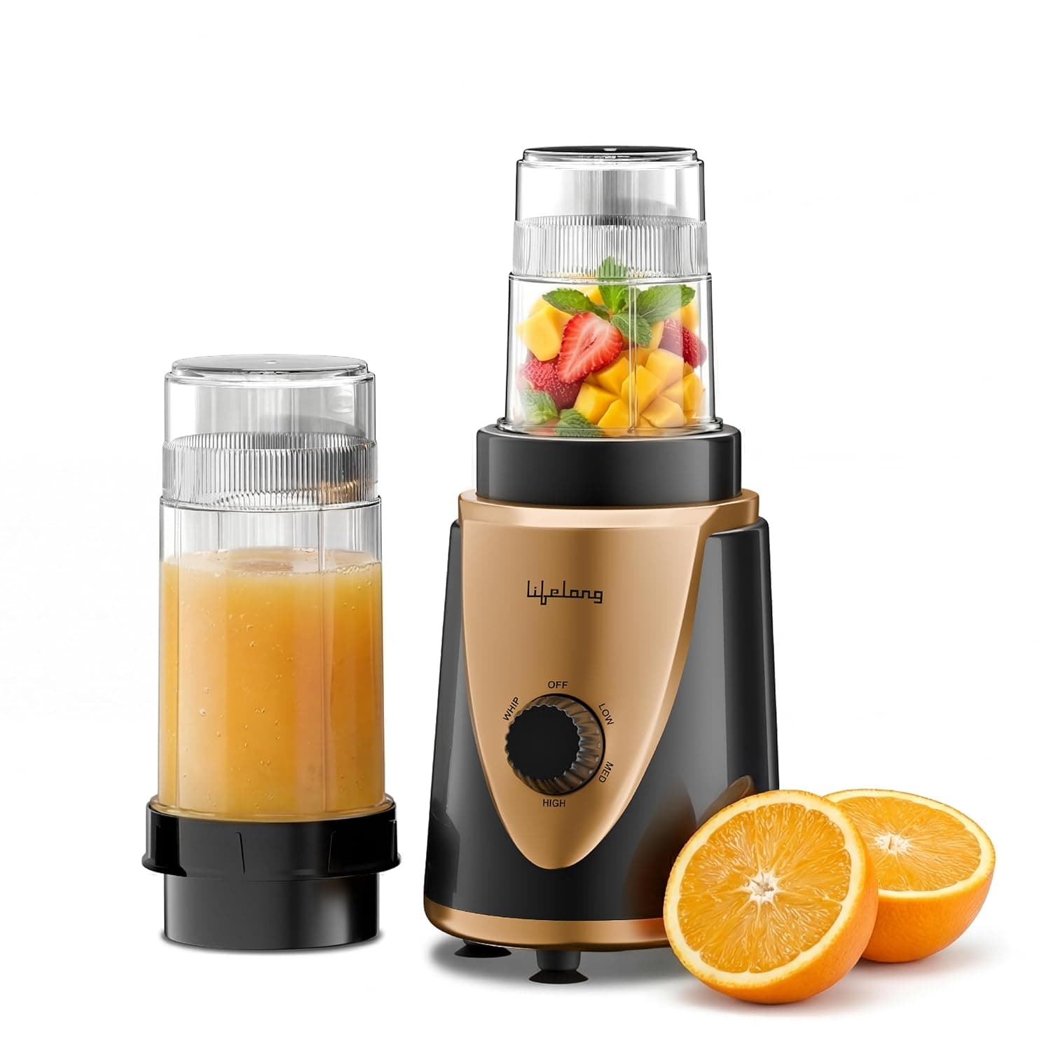 Lifelong Nutri Blender with 2 Jars (400ml & 800ml, 400W, 3 Speed with Pulse) at ₹899 (64% Off) – Amazon
