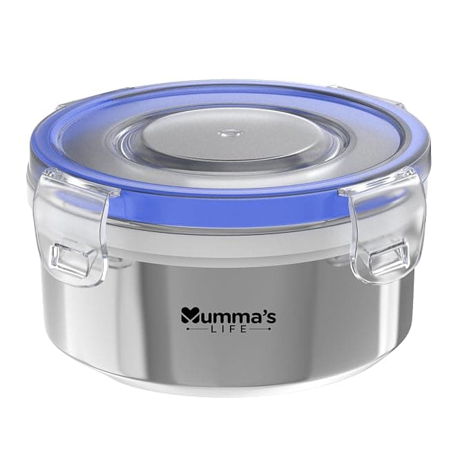 Mumma's LIFE Stainless Steel Airtight Container (360ml, Leak-Proof) at ₹179 (82% Off) – Amazon