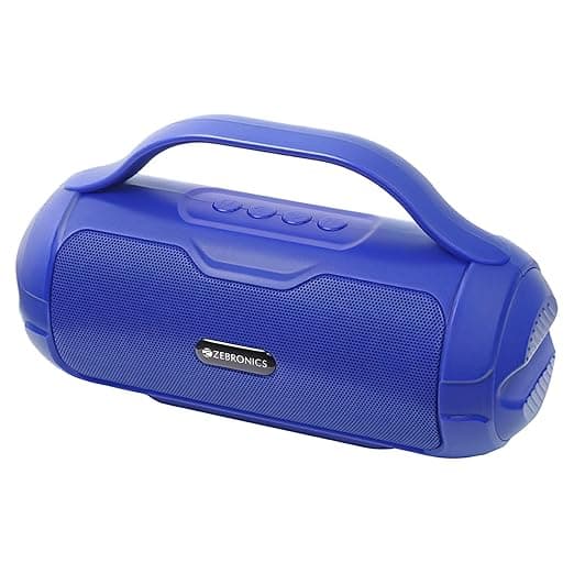 Zebronics Sound Feast 40 Portable Bluetooth Speaker (8W, Dual Drivers, 10H) at ₹566 (53% Off) – Amazon