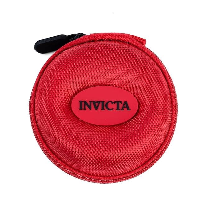 [Apply ₹300 Coupon] Invicta Single Watch Travel Zipper Red -IPM247-RED at ₹99 (95% Off) – Amazon