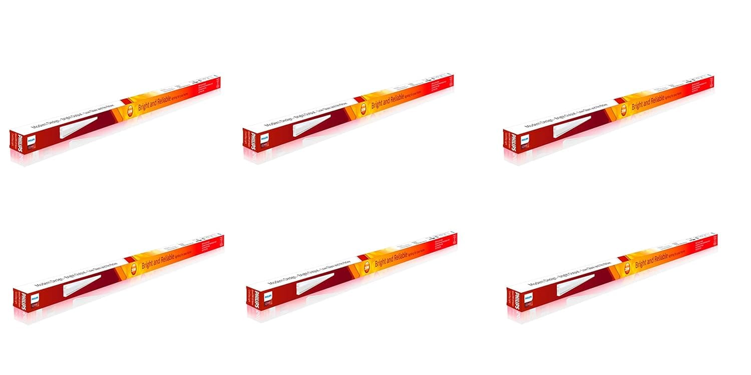 Philips 20W Ujjwal LED Batten, LED Tubelight for Home, Cool Day Light, Pack of 6 at ₹879 (71% Off) – Amazon