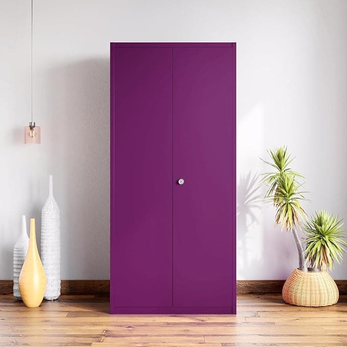 Interio by Godrej Marc 2-Door Steel Almirah at ₹24,990 (42% Off) – Amazon