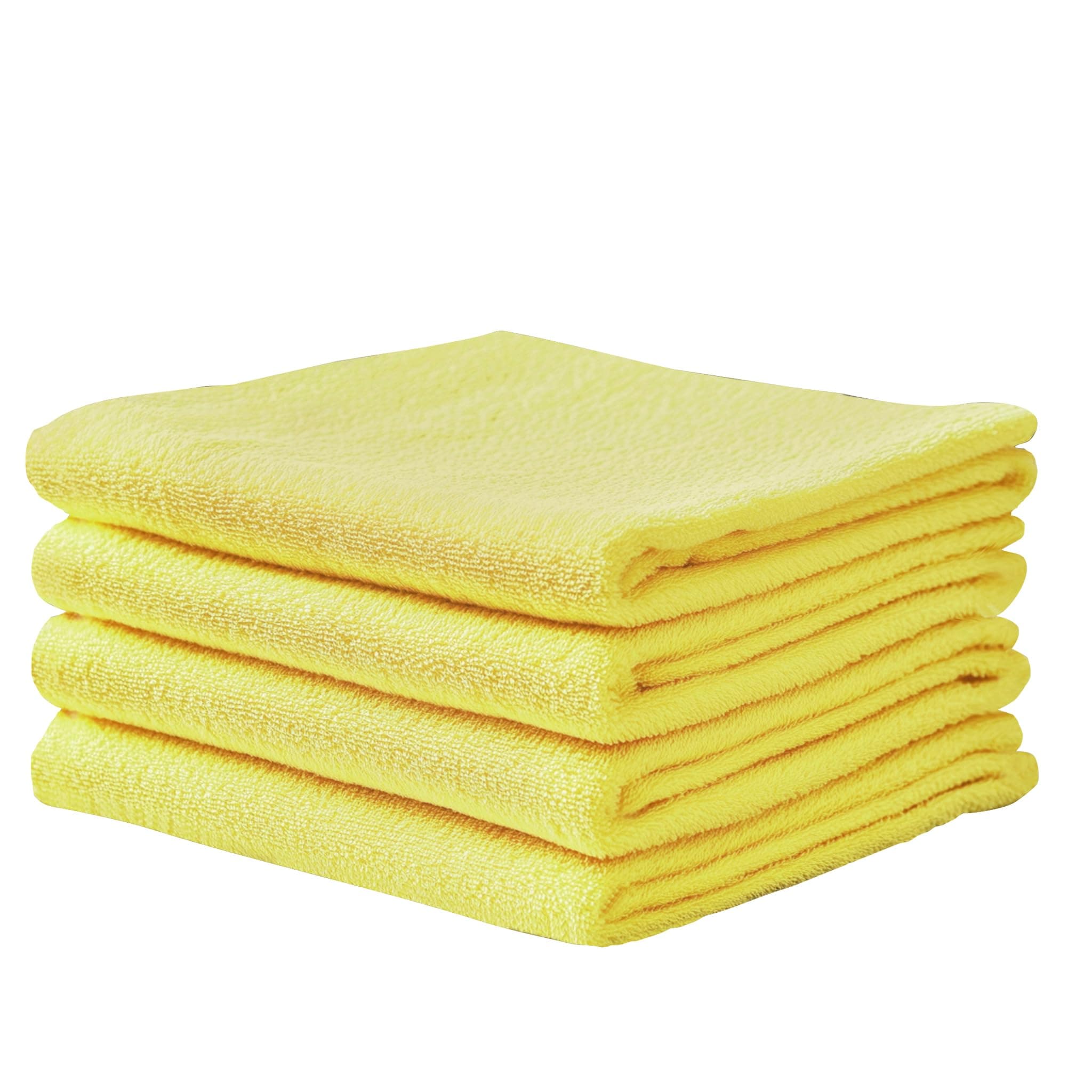 Microfiber Cloth 360 GSM Thick Lint & Streak-Free Multipurpose Cloths (Pack of 4)