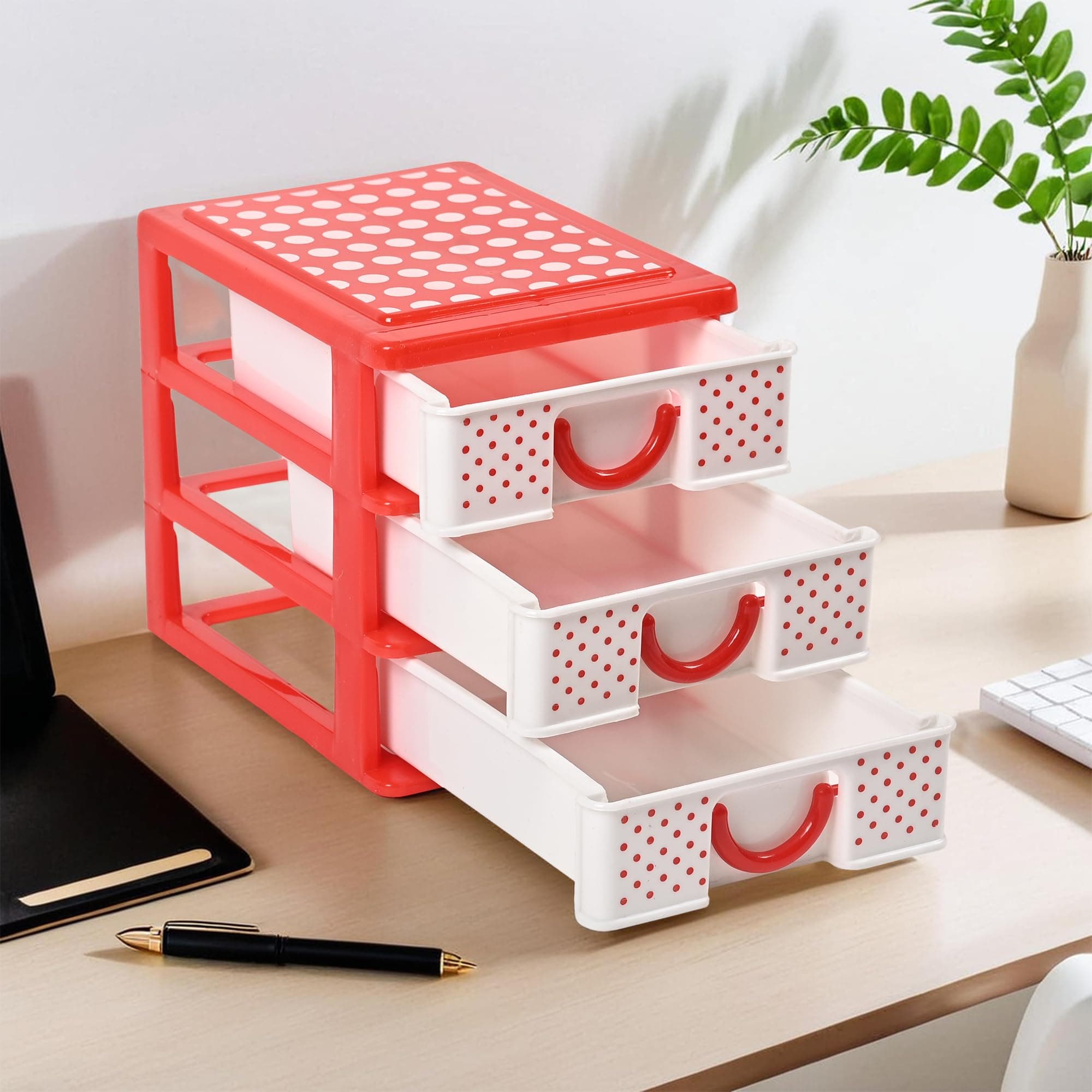 Kuber Industries 3-Tier Drawer Desk Organizer at ₹299 (77% Off) – Amazon