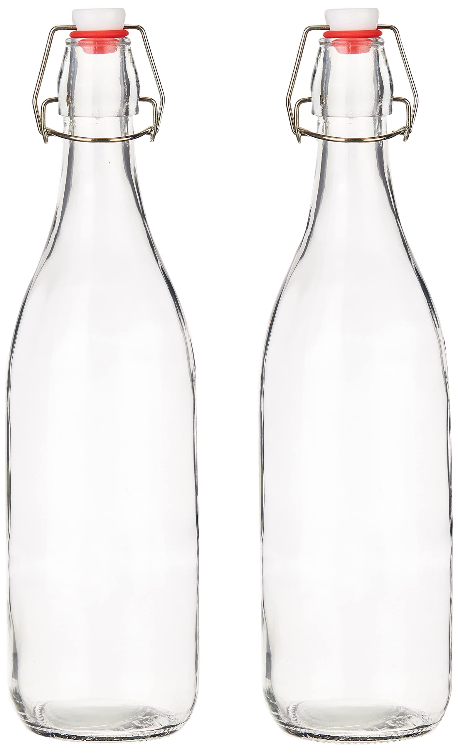 Amazon Solimo Swing-Top Water Bottle with Stopper at ₹313 – Amazon