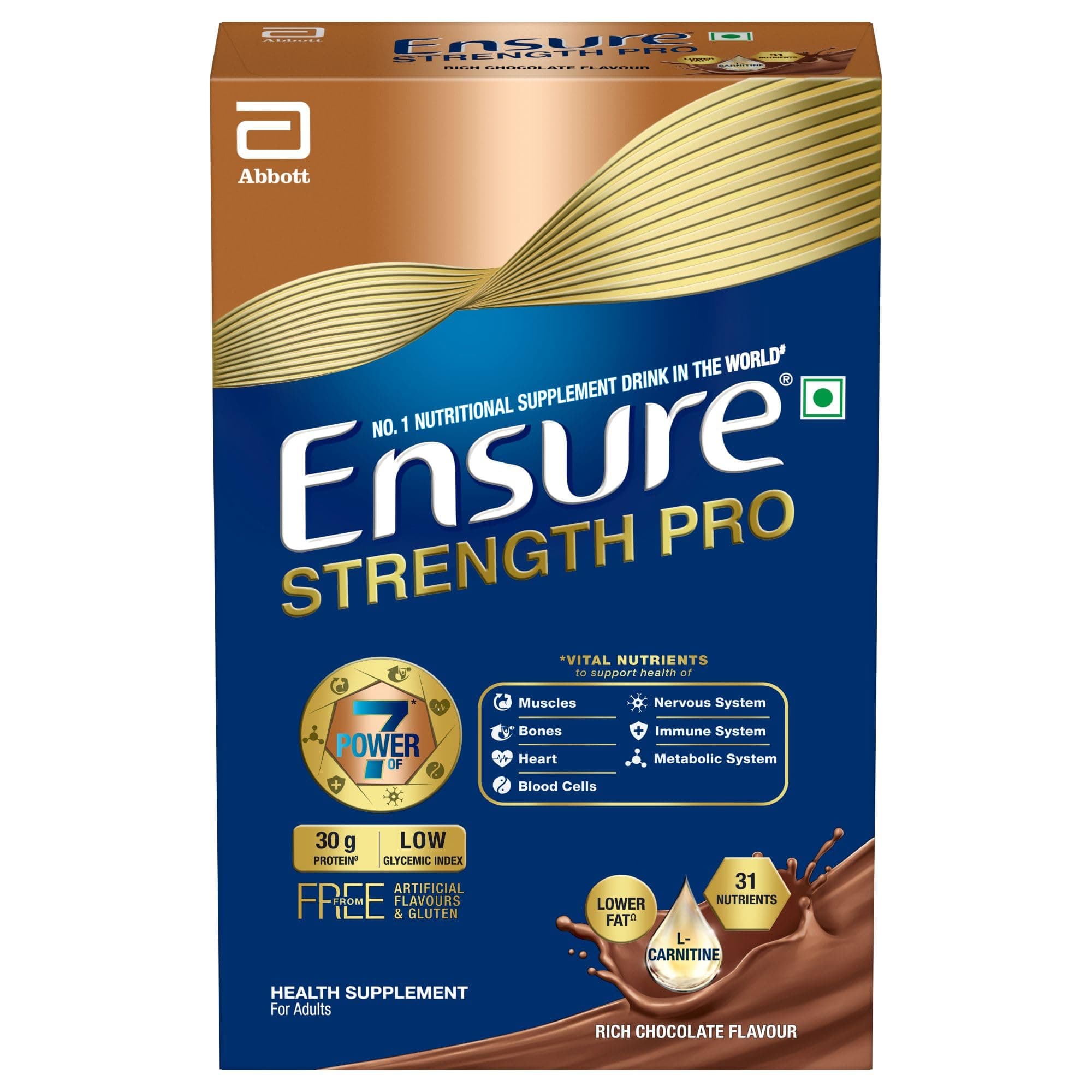 Ensure Strength Pro High Protein Nutritional Drink, Rich Chocolate (400g) at ₹669