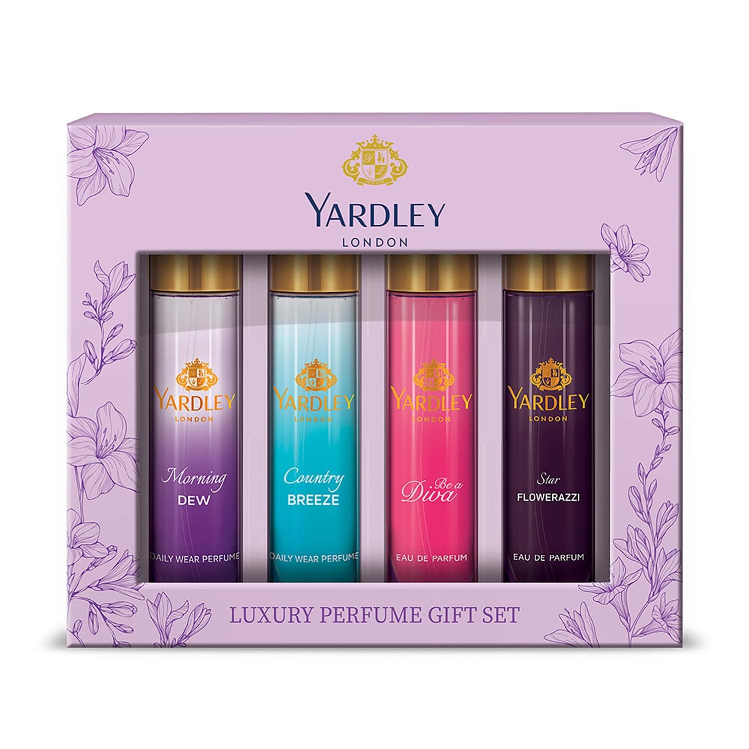 Yardley London Women's Floral Liquid Perfume Gift Set