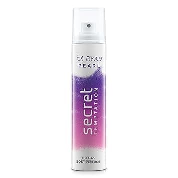 Secret Temptation Te Amo Pearl No Gas Deo Body Spray, Long Lasting Dodorant for Women, 120ml at ₹105 (58% Off) – Amazon