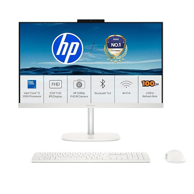HP OmniStudio All-in-One (i3 14th Gen) at ₹69,990 (40% Off) – Amazon