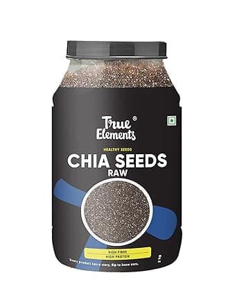 True Elements Chia Seeds 2kg - Raw Seeds for Eating at ₹899 – Amazon